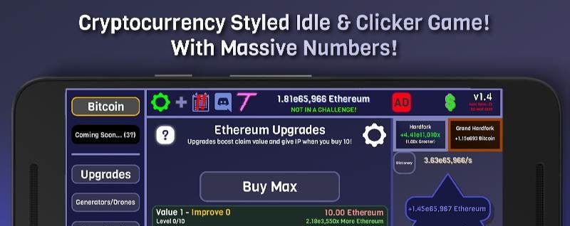 CryptoClickers: Crypto Idle Game screenshot 1