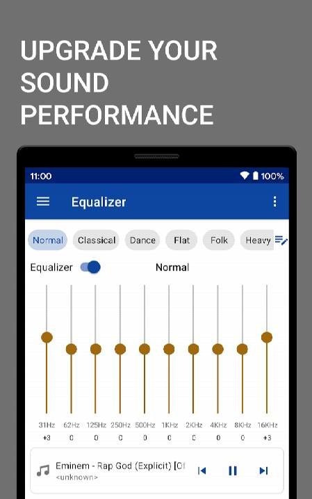 EQ+: Equalizer & Bass Booster screenshot 1