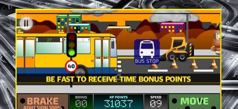 City Bus Driving Simulator 2D - Coach Driver Sim screenshot 3
