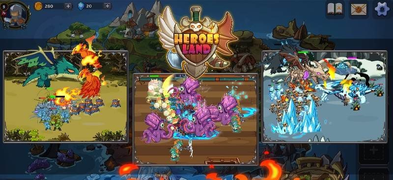 Mega War - Heroes Land screenshot 4