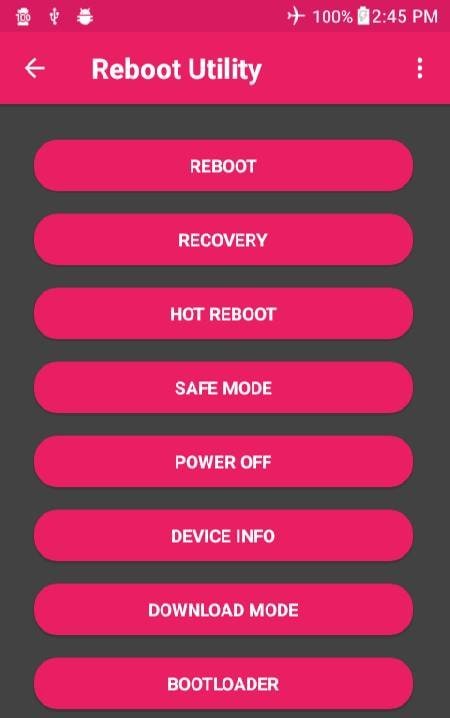Reboot Utility screenshot 4