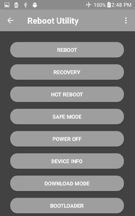 Reboot Utility screenshot 3