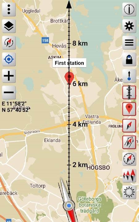 Orienteering Compass & Map screenshot 3
