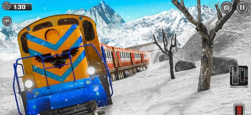 Snow Train Simulator Games 3D screenshot 4