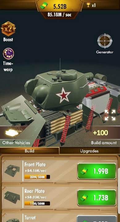 Idle Panzer gameplay screenshot 1