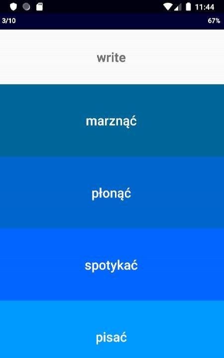 Polish Verb Blitz Pro screenshot 4