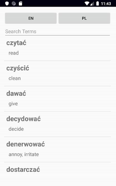 Polish Verb Blitz Pro screenshot 2