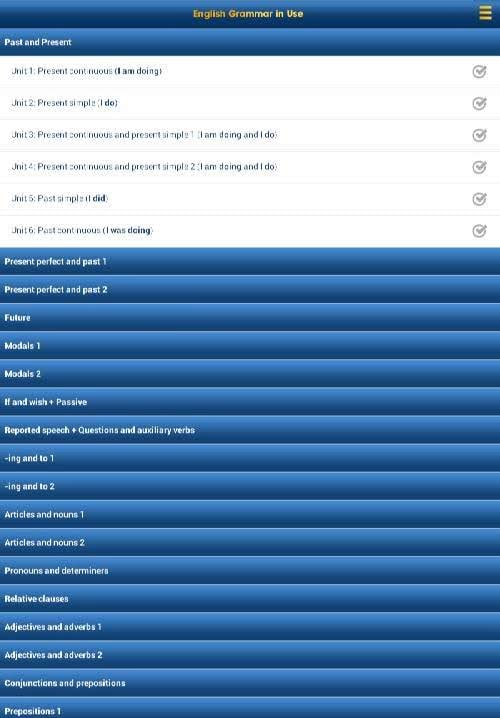 English Grammar in Use screenshot 4