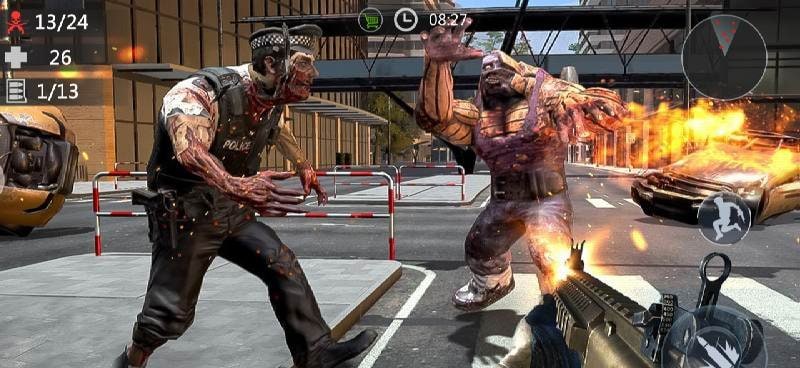 Roadkill 3D: Zombie Crush FPS gameplay screenshot 4