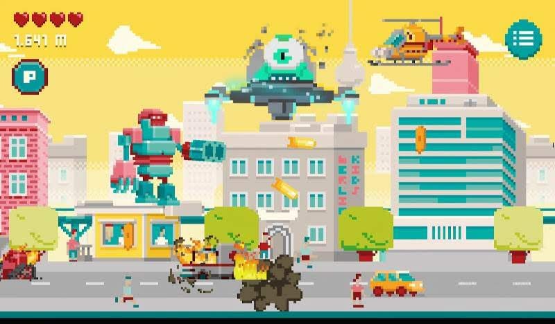 Pixzilla / King of the Robots screenshot 1