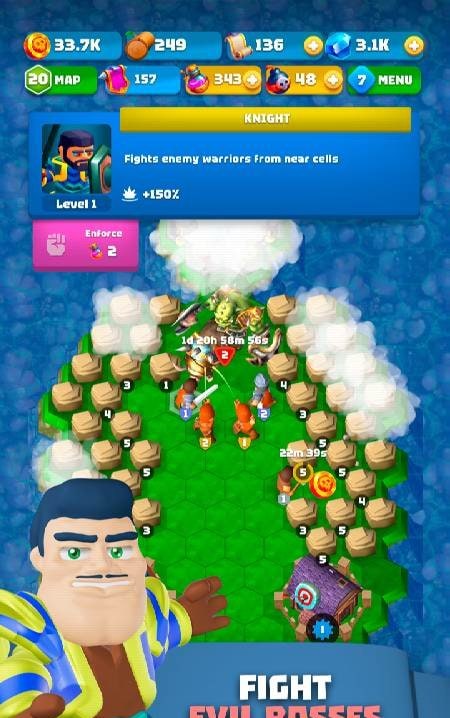 Mining Knights: Merge and Mine screenshot 3