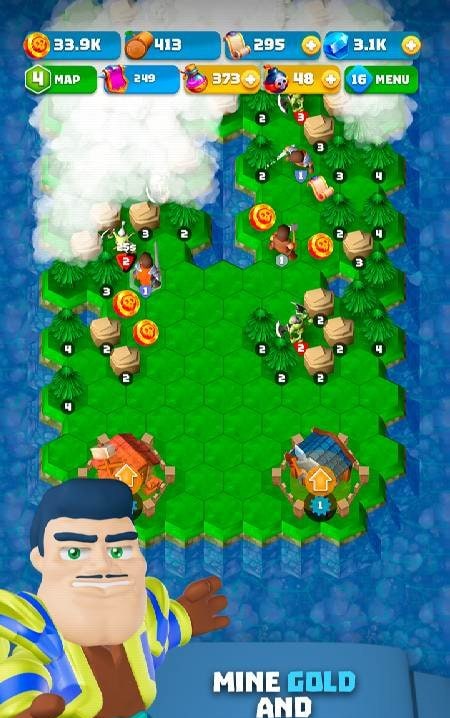 Mining Knights: Merge and Mine screenshot 1