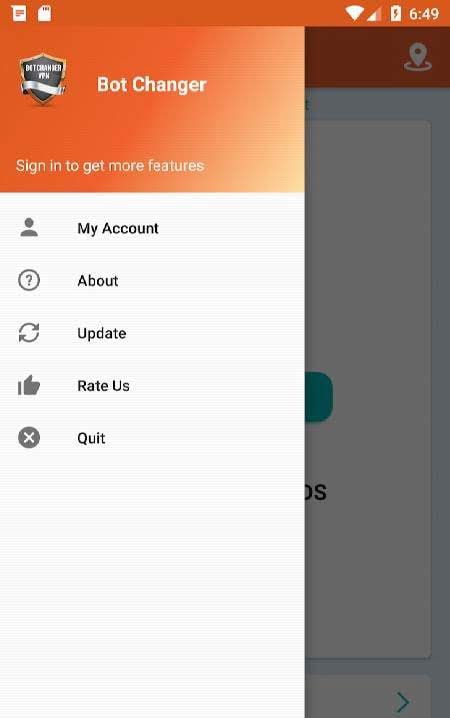 Bot Changer VPN Screenshot 3
