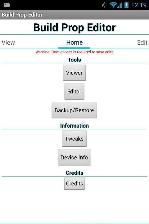 Build Prop Editor screenshot 1