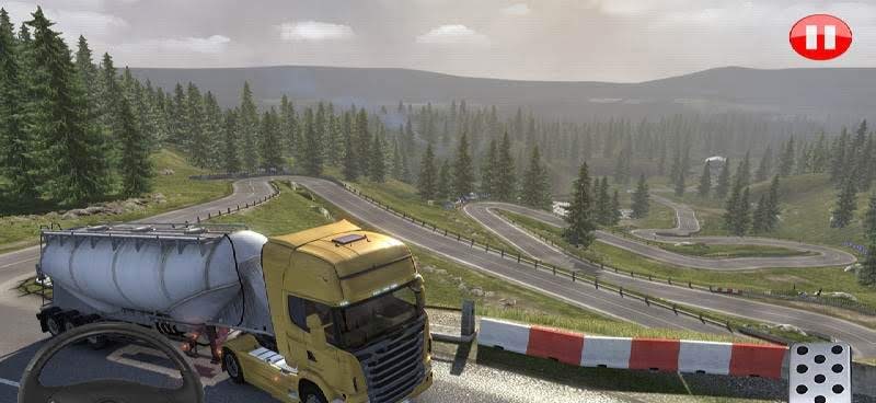 Euro Truck Simulator Offroad Cargo Transport gameplay screenshot 2