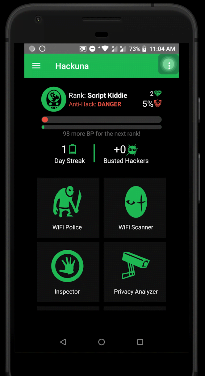 Hackuna - (Anti-Hack) screenshot 1