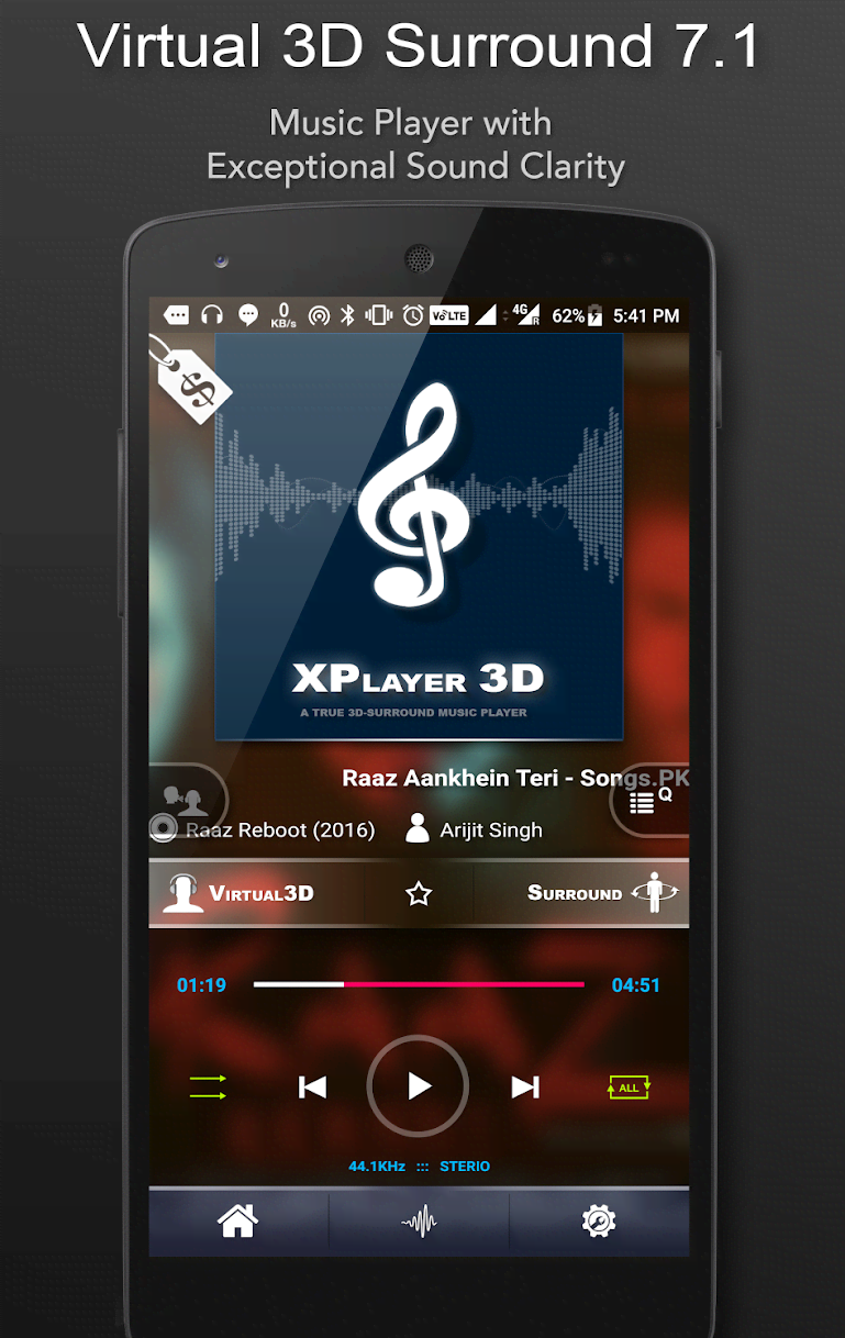 3D Surround Music Player preview 1