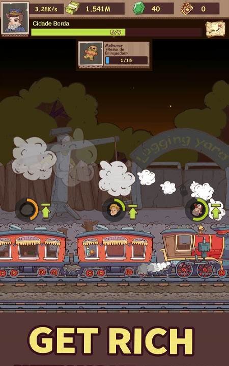 Steam Train Tycoon: Idle Game screenshot 2