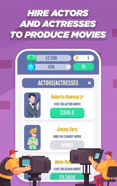 Idle Movie Studio screenshot 1