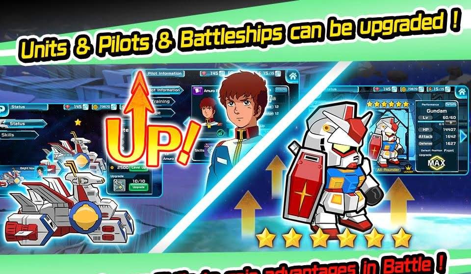 LINE: GUNDAM WARS gameplay screenshot 3