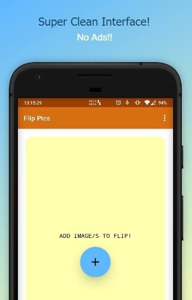 Flip Pics: Mirror/Rotate Images - Cleanest One screenshot 1