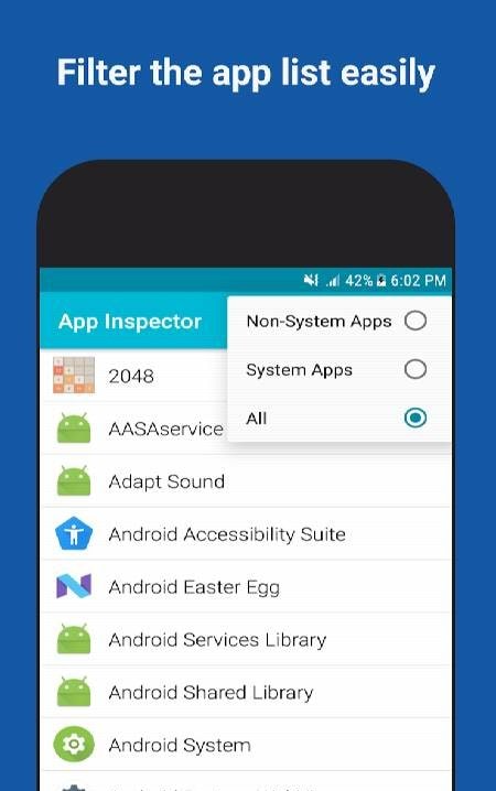 App Inspector screenshot 2
