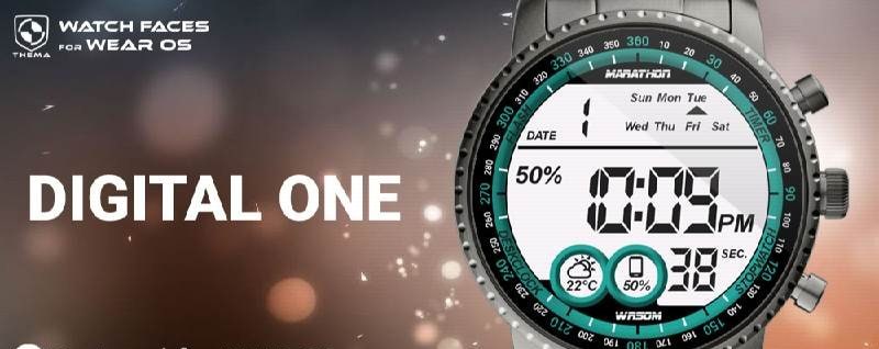Digital One Watch Face preview image 1