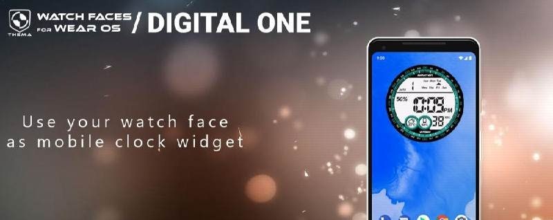 Digital One Watch Face preview image 4