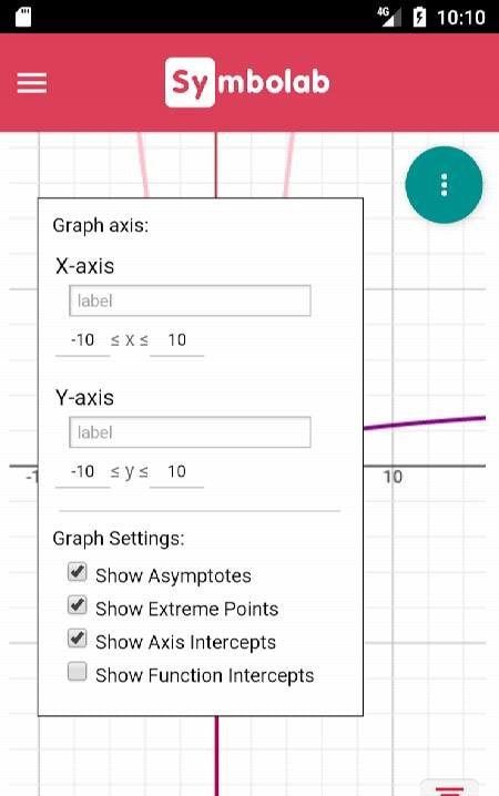 Symbolab Graphing Calculator screenshot 4