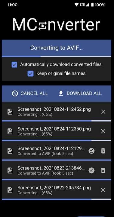 File Converter AVIF, JXL, WebP screenshot 4