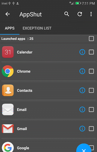 AppShut screenshot 2