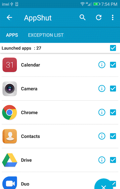 AppShut screenshot 3