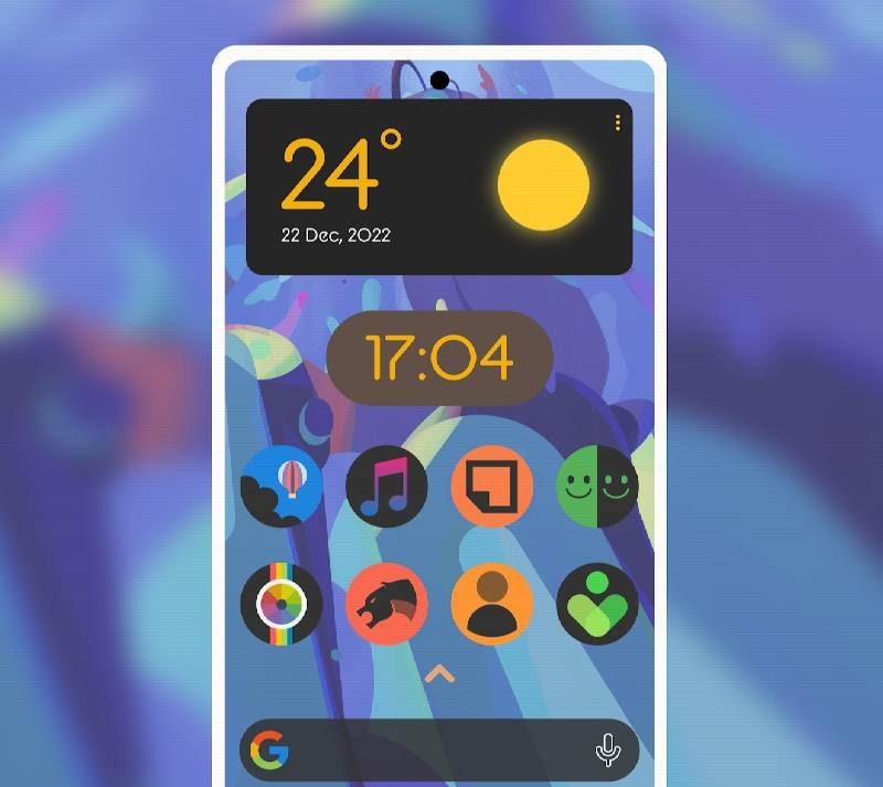 Lumos Dark - Rounded Icon Pack screenshot 2