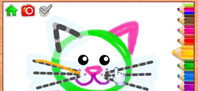 Bini Drawing for Kids! Learning Games for Toddlers screenshot 2
