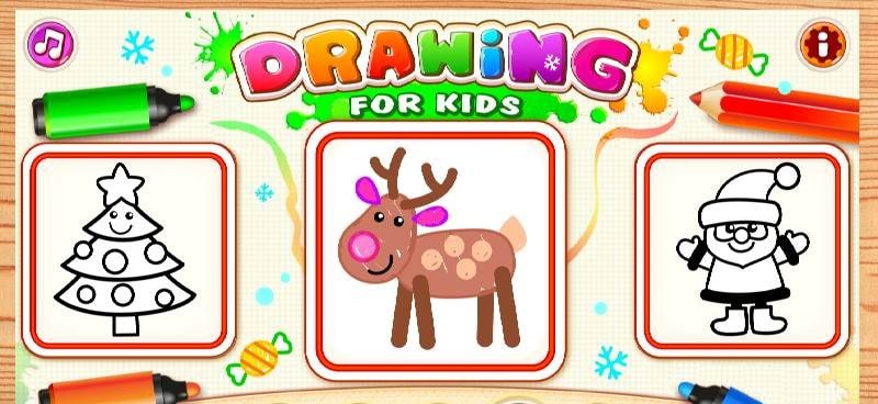 Bini Drawing for Kids! Learning Games for Toddlers screenshot 1