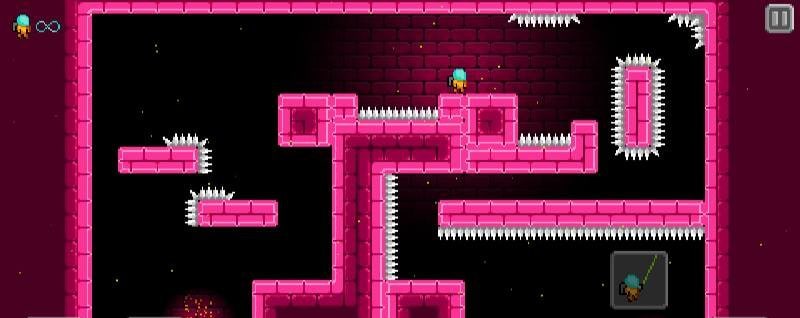 The Ruins of Dungeneon: Retro Hardcore Platformer gameplay screenshot 2