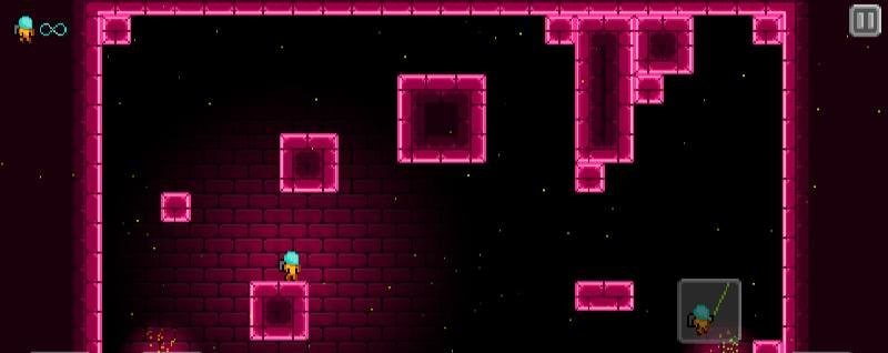 The Ruins of Dungeneon: Retro Hardcore Platformer gameplay screenshot 3