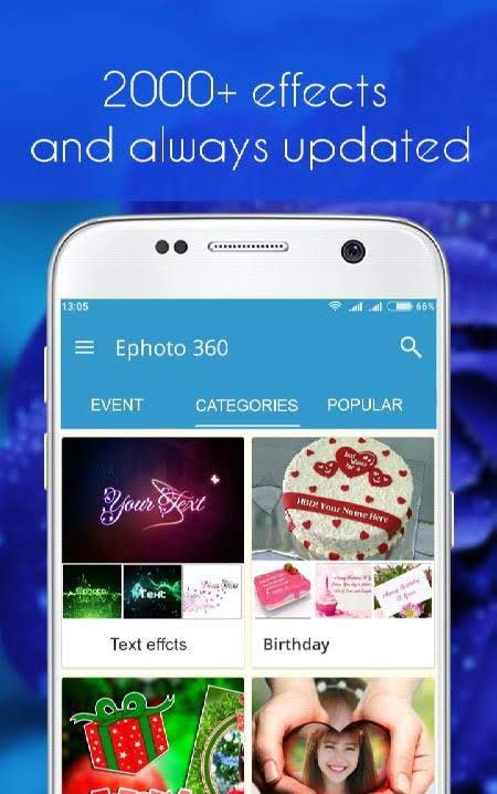 Ephoto 360 - Photo Effects screenshot 1
