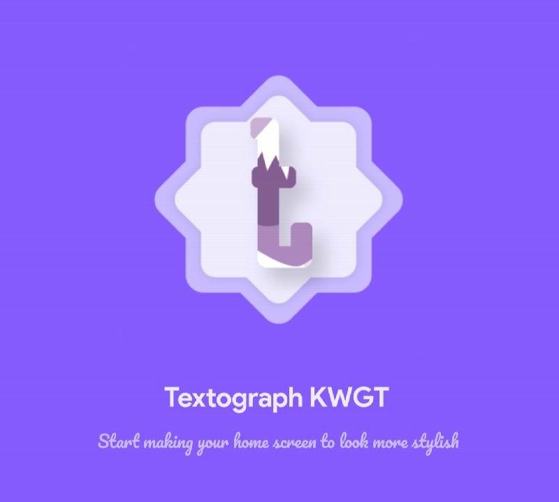 Textograph KWGT screenshot 4