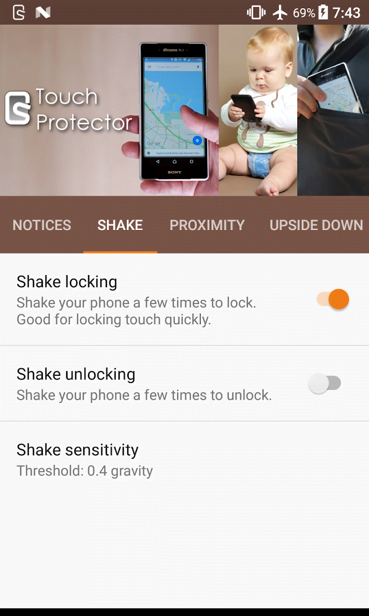 Touch Protector screenshot 2