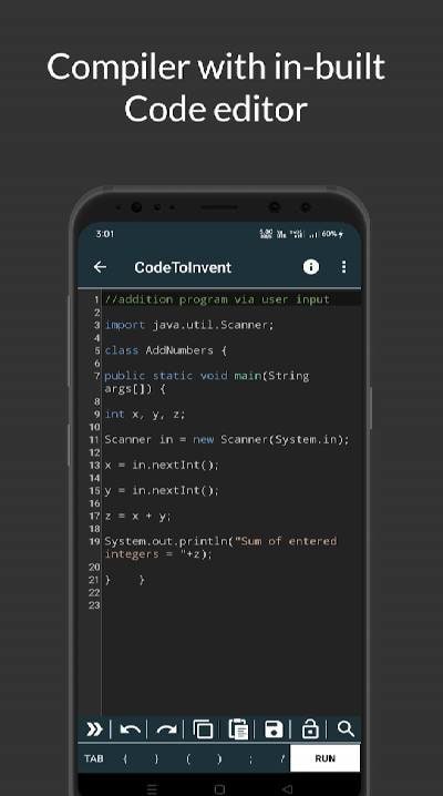 Learn Java Programming (Compiler Included) screenshot 1