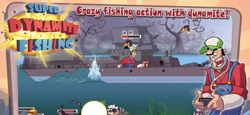 Crazy fishing with dynamite screenshot 1