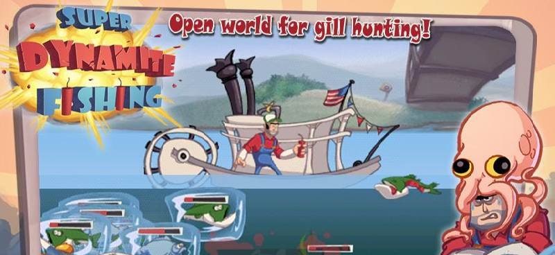 Crazy fishing with dynamite screenshot 2
