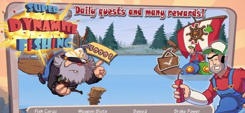 Crazy fishing with dynamite screenshot 4