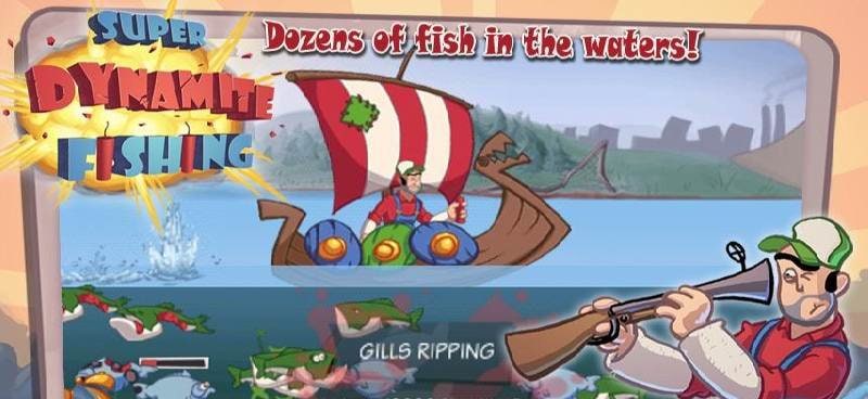 Crazy fishing with dynamite screenshot 3