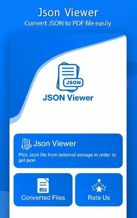 JSON Viewer | JSON Reader: JSON to PDF Converter Screenshot 1