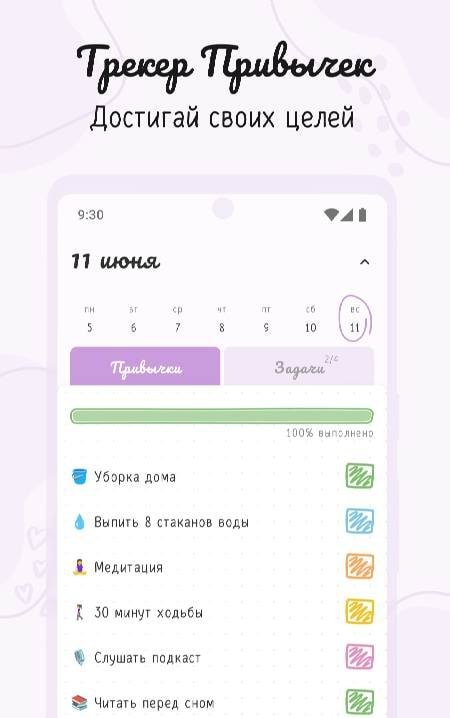 Hizo: Habit Tracker & Todo custom aesthetic settings