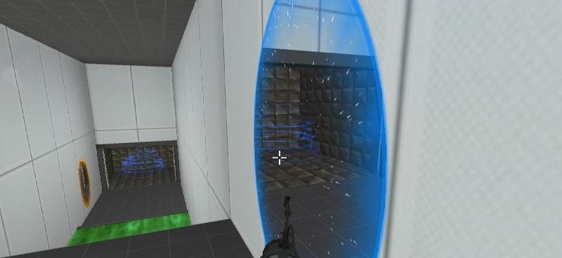 Portal Maze 2 game 3D aperture screenshot 1