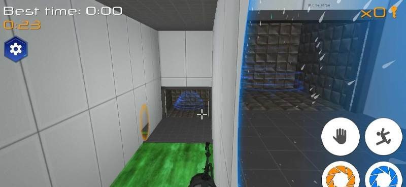 Portal Maze 2 game 3D aperture screenshot 3