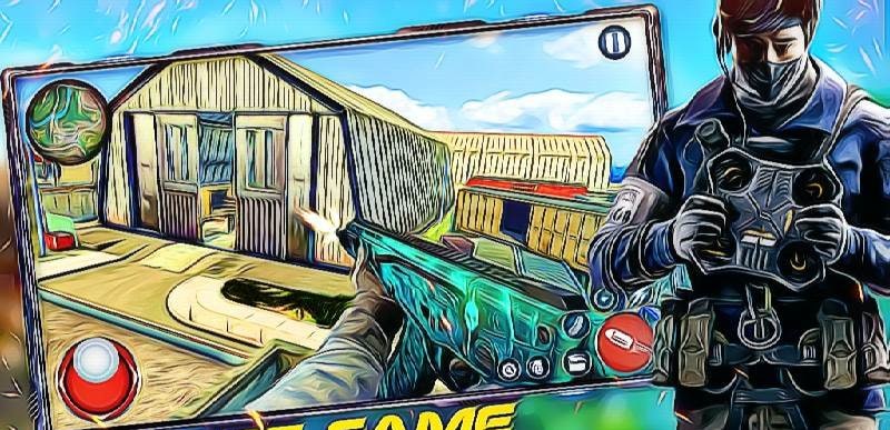 Anti-Terrorism Gun Strike - Free Gun Shooter Game gameplay screenshot 1
